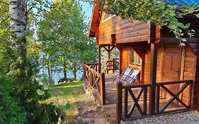 Domek Mazury Max nad jeziorem w Rynie